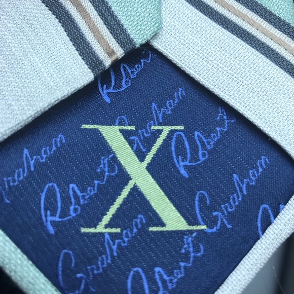 ROBERT GRAHAM, Men's Striped Tie - Picture 2 of 6